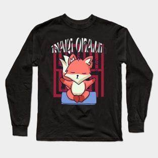 Kawaii Inari Okami Red Fox Long Sleeve T-Shirt